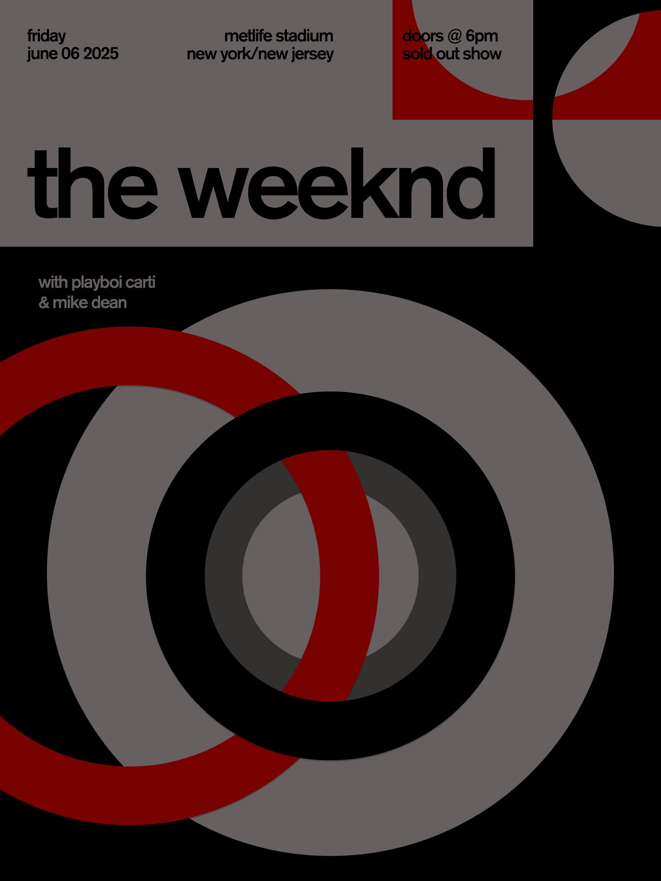 The Weeknd Swissted Theme Flyer